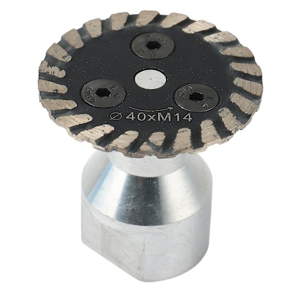 40 mm M14 diamantsåg med löstagbar gravyr och kapskiva, lämplig för granitsandsten och