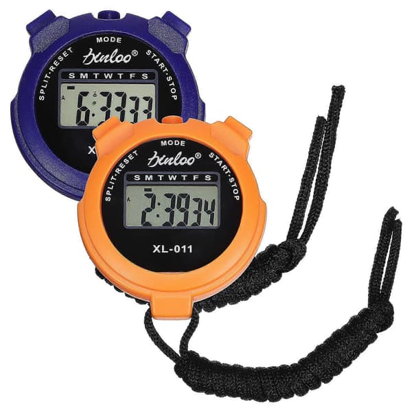 2 stk. Digitalt Stopur Timer Udendørs Sport Dommere Timer Digitalt Display Stopur 22.50X6.20X1.70CM