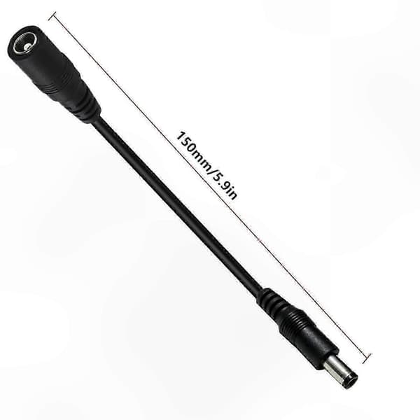 DC5521 til DC8016/DC5525 adapterkabel til elbiler med lav modstand, rejsestørrelse 25-26 Convert to thickened
