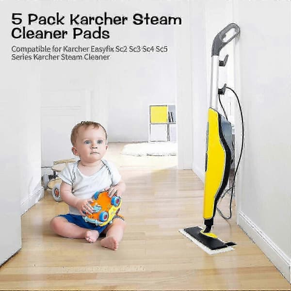 5-pakning Karcher damprenserputer for SC2-SC5-serien, Easyfix-tilbehør