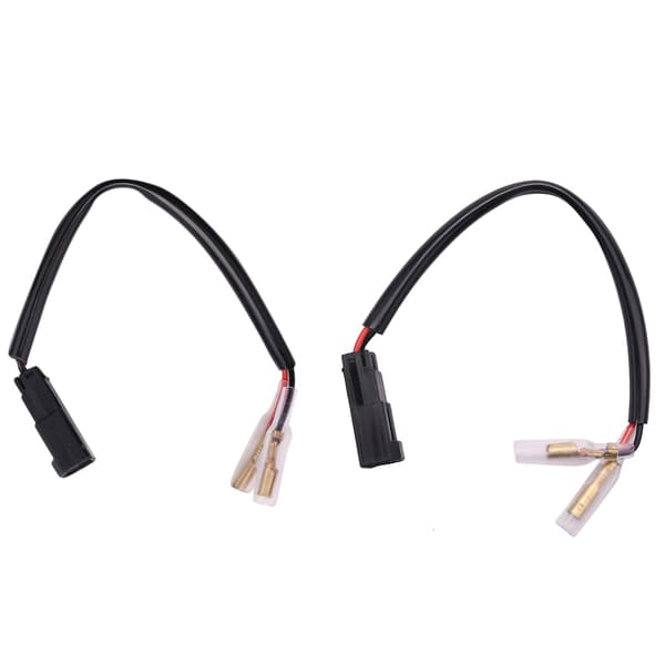 2 stk. Motorcykel Blinklys Ledningsnet Stik Blinklys Stik Adapter Til