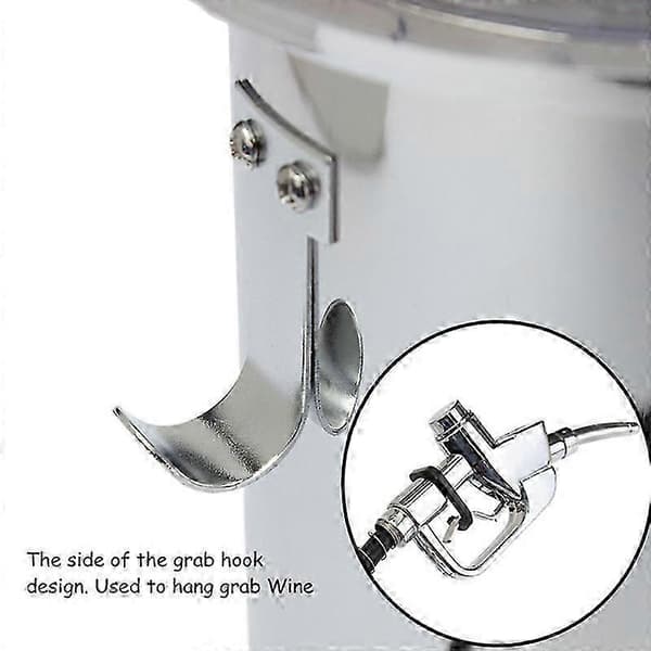 Vingasspumpe Cocktaildispenser Drikke Bartender Øl Doble Pumper Spritdispenser JH4 Silver