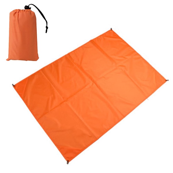 Lett vanntett gulvmatte Mini sammenleggbar strandmatte Utendørscamping Fuktsikker matte-for camping, reise,
