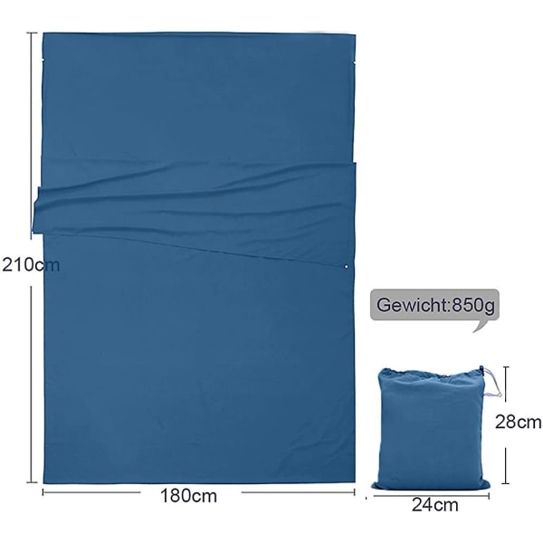 Sovepose Bærbar Letvægts Sovepose Smudssikker Travel Camping Sheet