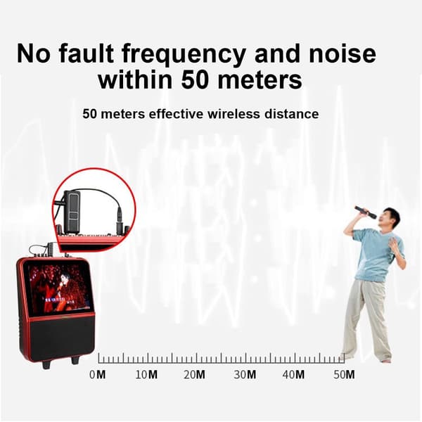 Professional Universal Handheld VHF Wireless Microphone with USB Receiver