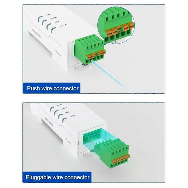 RS485 til Ethernet-konverter, liten seriell server -DR134