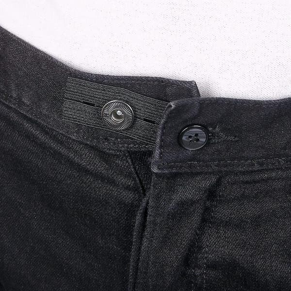Elastisk Knapp Midjeforlenger Bukser Jeans Utvider Linning Knapp Blue 5PCS