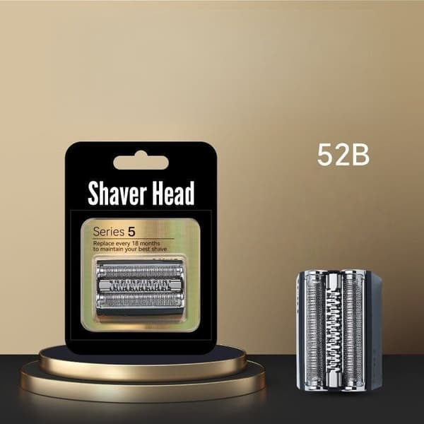 Braun 52B svart barberhode Black