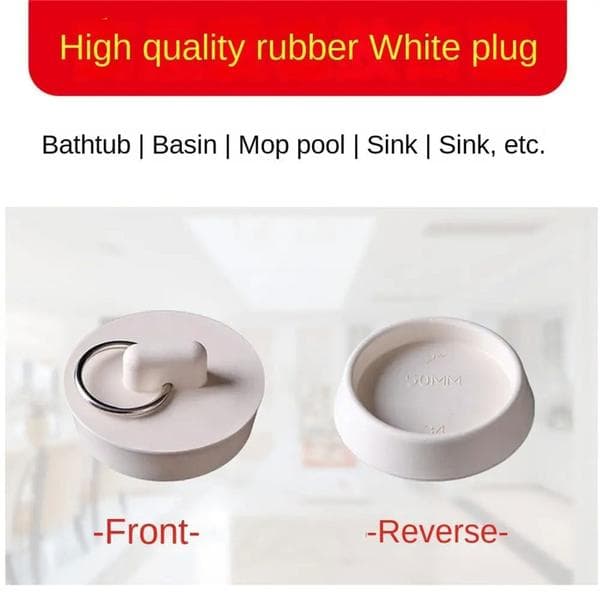 Universal badekarsprop Gummi afløbsprop Mopp Poolprop Badekar afløbsprop null - A 0.02