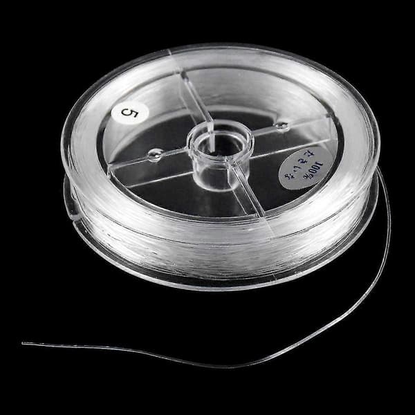 0,5 mm elastisk pärltråd: Klar stretchig tråd, kristallarmbandssnöre - perfekt present