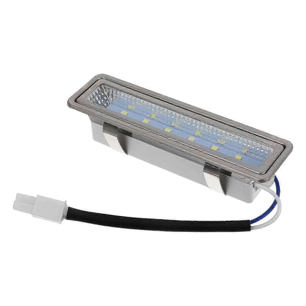 Rektangulær sølv avtrekksvifte LED-lyspære 12.00X3.30X2.80CM Erstatning 1-pakning