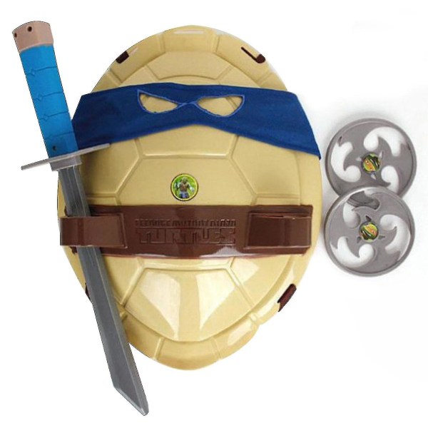 Cosplay Ninja Turtle Super Hero Cosplay Kostume Fødselsdagsfest for børn 2023 blue
