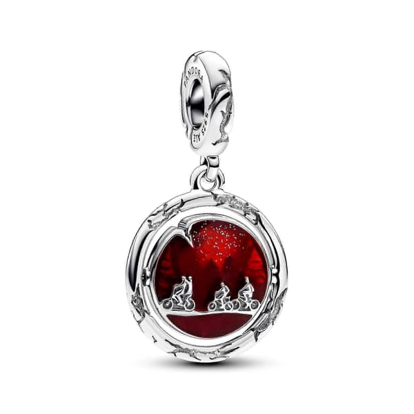 Stranger Things selvlysende charm-vedhæng, forsølvet, 793563C01