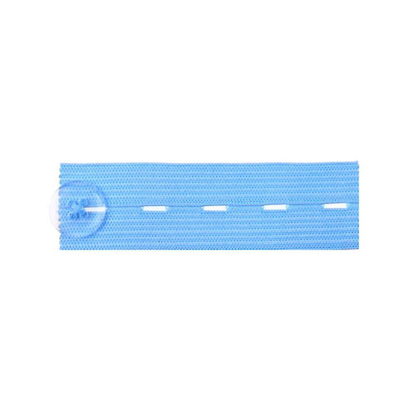Elastisk knap taljeforlænger bukser Jeans Expander taljeknap Blue 1PC