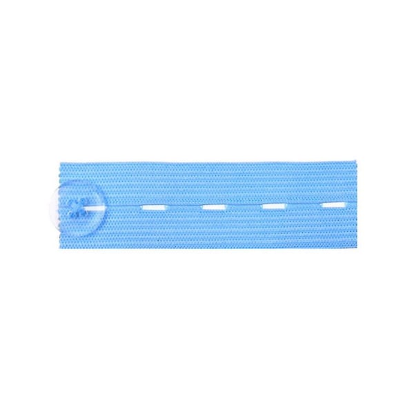 Elastisk knapp midjeförlängare Byxor Jeans Expander midjebandsknapp Blue 5PCS