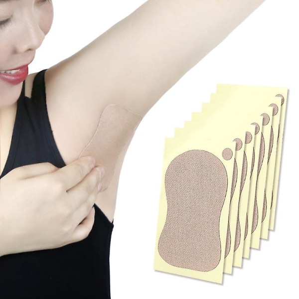 Kvinner underarmer Antiperspirantpinner Engangsarmhuler Svetteputer Håndklefot Deodorant Svetteabsorberende puter