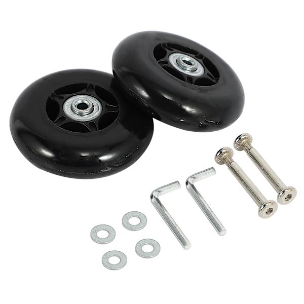 4 Set Bagage Resväska Ersättningshjul Od 80mm