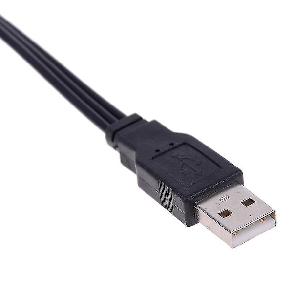 USB hanstik til 3 RCA hunadapter lydkonverterkabel USB til RCA Multicolor