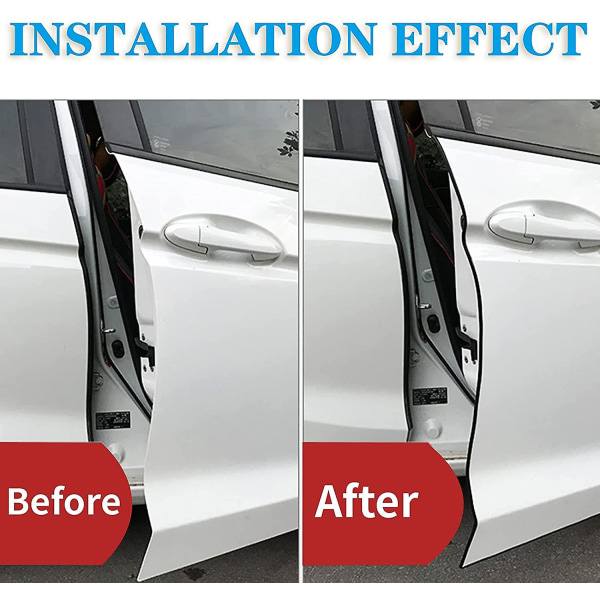 Auton oven törmäysliuska U-tyyppinen Universal kumi autonoven suojareunasuojat Trim Styling Muottinauha Autotarrat 5m| | Grey