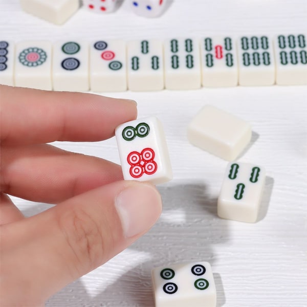 Mah-Jong Set Mahjong kinesisk leksak