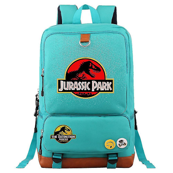 Jurassic World & Park Ryggsäck: Slitstark resväska för bärbar dator - ryggsäck, budbärare, skolväska med axelremmar för karaktärer och skolmaterial 7