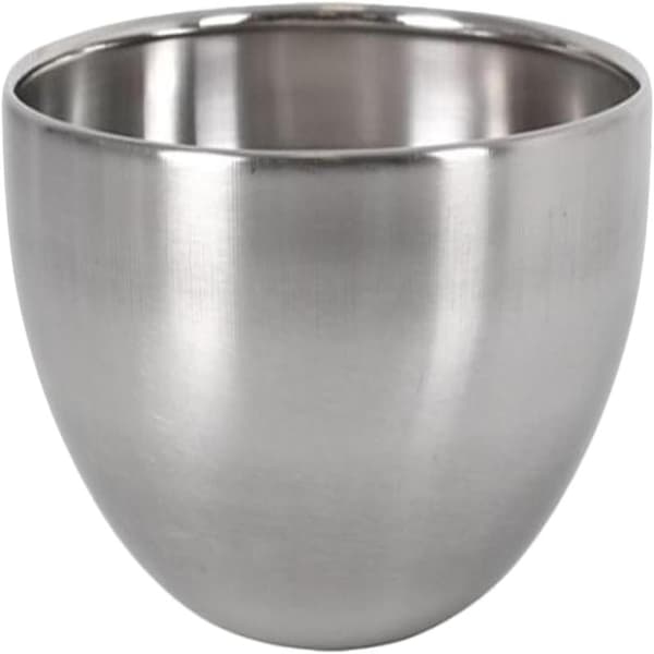 4 Mini Køkkenskåle - Snackskål - Oliven, Jordnødder, Sovser - Sæt med 4 - Rustfrit Stål (15 cm)