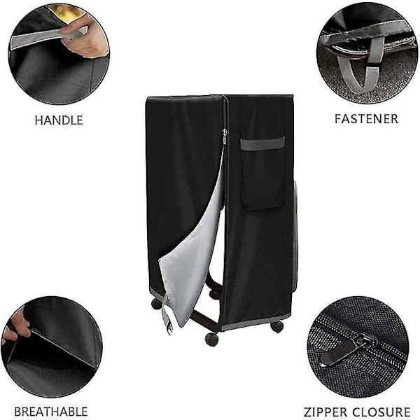 Fällbar säng Stora Cover Adjable D -funktionell Cover Inomhus Utomhus Fällbar säng Ress Cover 99*38*114cm