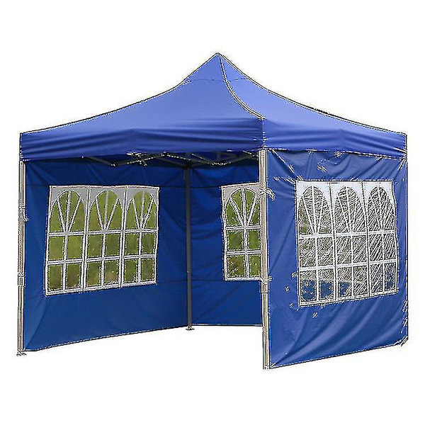 Have Heavy Duty Oxford Gazebo Festtelt Bryllups Baldakin Sammenfoldelig Vandtæt Udendørs Baldakin Telt Blue