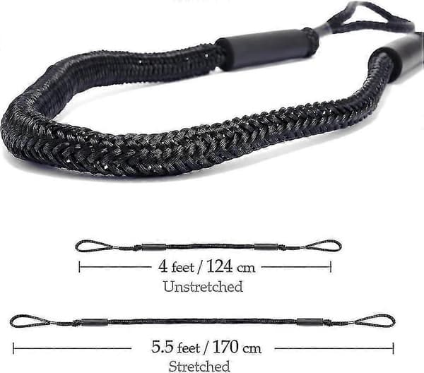 Bungee Dock Line Förtöjningsrep för Båtar Dock-lina Bungee-dock-linor Bungee-snören Kajak Båtankartillbehör Sträck 2-pack