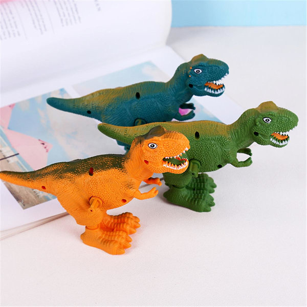 Uutuus Dinosaur Wind Up Lelut Kellokoneisto Kävelevä Lasten Klassinen opettavainen lelu