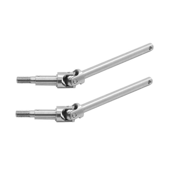 2st metall framaxel drivaxel CVD drivaxel för MN128 MN86 MN86S MN86K MN86KS MN G500 1/12 RC biluppgraderingsdelar silver