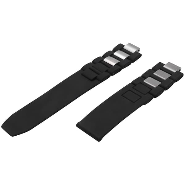 20 mm silikone urrem til Chronoscaph Autoscaph 21, sort