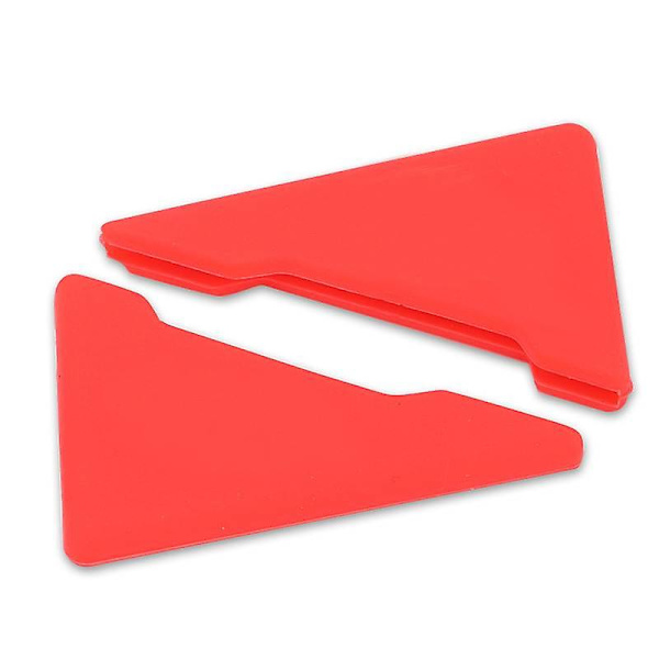 2kpl / set Auton etuoven kulman törmäyssuoja autooven puskurille Silikoni naarmuuntumaton auton ulkotarvikkeet| | 2pcs red