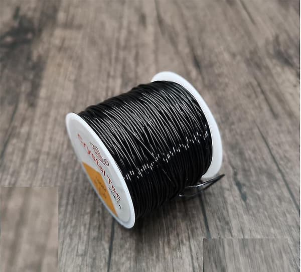 2 stk. 35 meter elastisk armbåndtråd, elastisk perletråd for smykkelaging og armbåndslaging