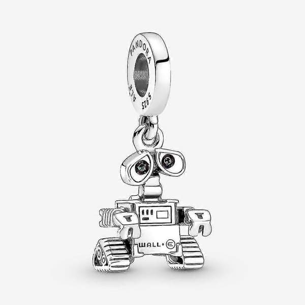 S925 Pixar Collection Wall-E Charm, Genuine Disney and Pandora with box