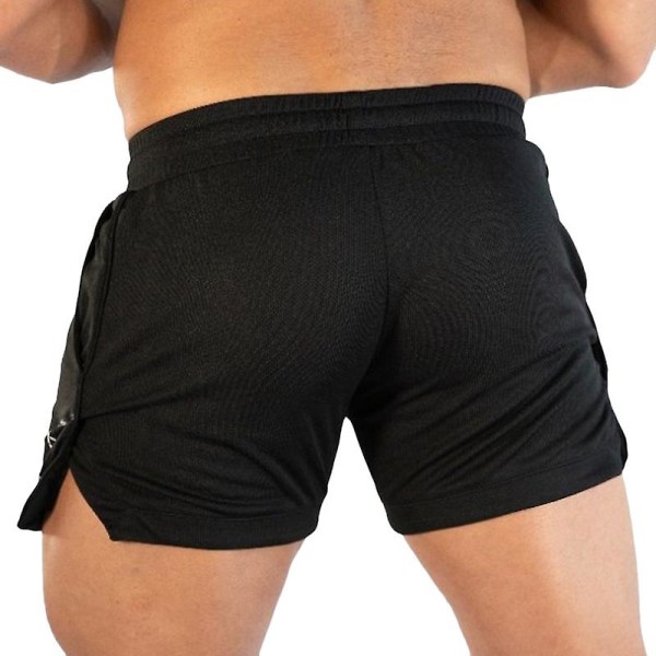 Herr Gym Sport Träning Bodybuilding Löpshorts Träning Fitness Basket Korta byxor