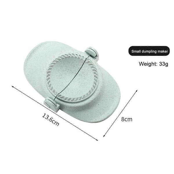 DIY Dumplings Maker Hvetestrå Dumplingform Dumpling Wrapper Gadget Dumpling Klips Bakverk Bakeformer Kjøkkentilbehør Blue S