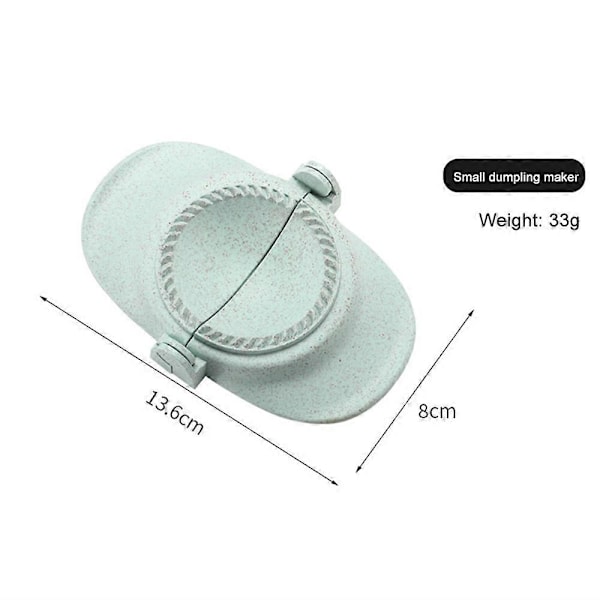 DIY Dumplings Maker Vetehalm Dumplingform Dumpling Wrapper Gadget Dumplingklämmor Bakformar Köksredskap Blue S