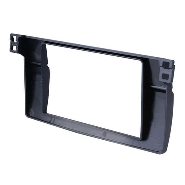 For 3-serie E46 1998-2005 2Din Audio Panel Modifikasjon Panel DVD Navigasjon Panel Ramme Bil Fasci black