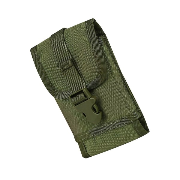 Camouflage-smartphone-taske Edc-mobiltaske Molle Gadget-taske Molle-vedhæftning Bælteholder Taljetaske til Cs Game Outdoor Camping (grøn stil)