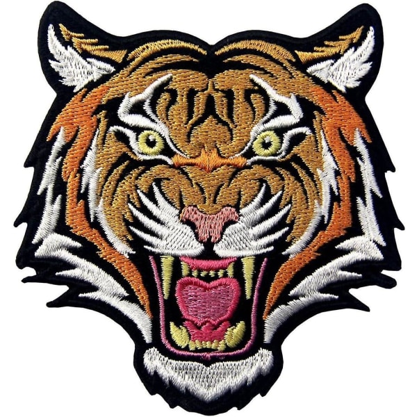 The Terrible Of Bengal Randig Tiger Broderad Patch Strykjärn På Sy På Patch