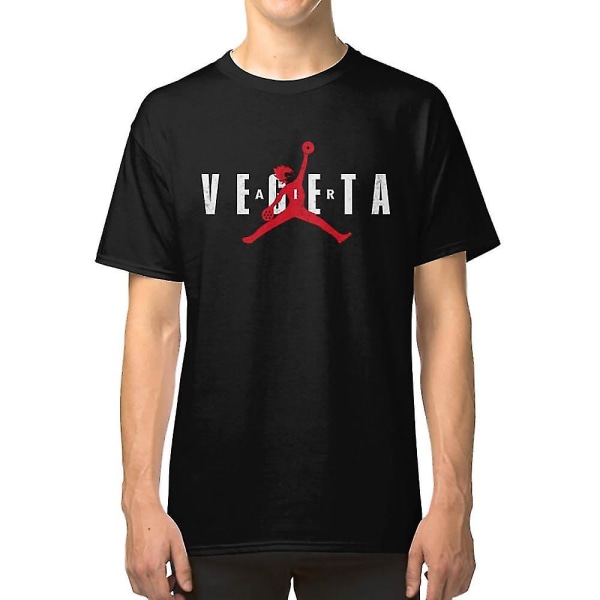 Air Vegeta Dragon Ball T-skjorte black L