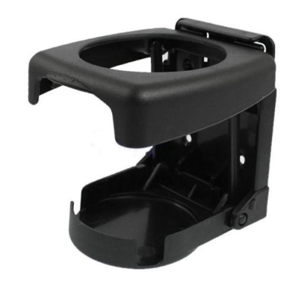 Auton juomapidike Mukinpidike Universal taittuva pulloteline CAN Teline Vehicle Cup Teline Teline Auton tuuletusaukot Cupin lasinaluset|juomatelineet| black