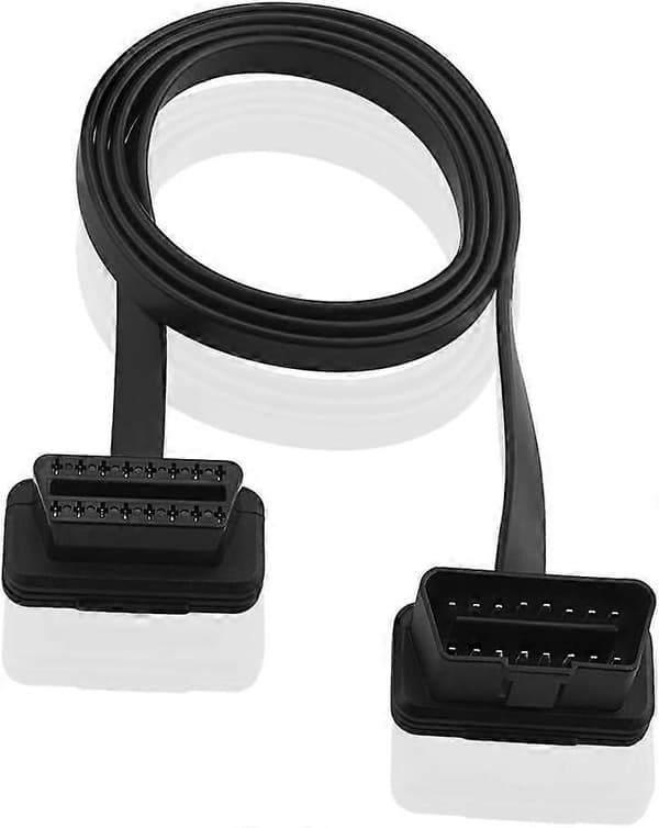 1m OBD2 OBDII Forlængerkabel 16-bens han-hunstik til diagnose