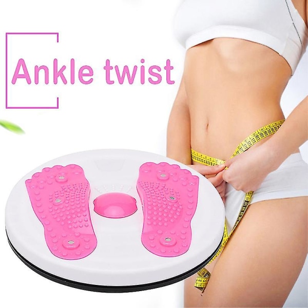 Vridning av midjeplattan 27,5 cm Roterbar fitness på plats Sportbantningsanordning Tummy Twister Purple