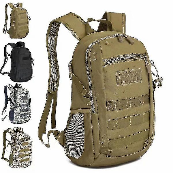Utomhus Taktisk Ryggsäck Militär Ryggsäckar Herr 15l 20l Vattentät Sport Reseryggsäckar Camping Mochila Fiske Jaktväskor black 15L