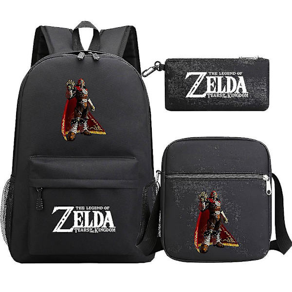 Kingdom Of Zelda teini-ikäisten opiskelijoiden set Tears Of The Game print: Reppu, olkapuku miehille ja naisille 10