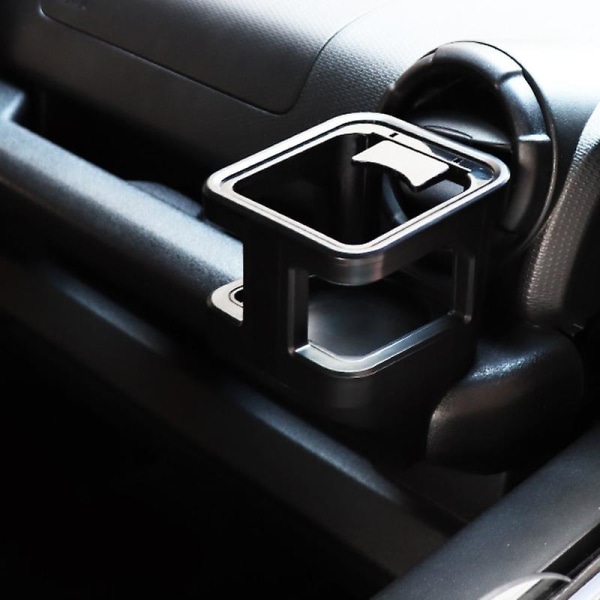 Bil vandkopflaskeholder til Suzuki Jimny Jb64 Sierra Jb74w 2019 2020 Universal bilbeslag Telefonkopholder Stand Organizer - Drikkeholdere Black Water Cup