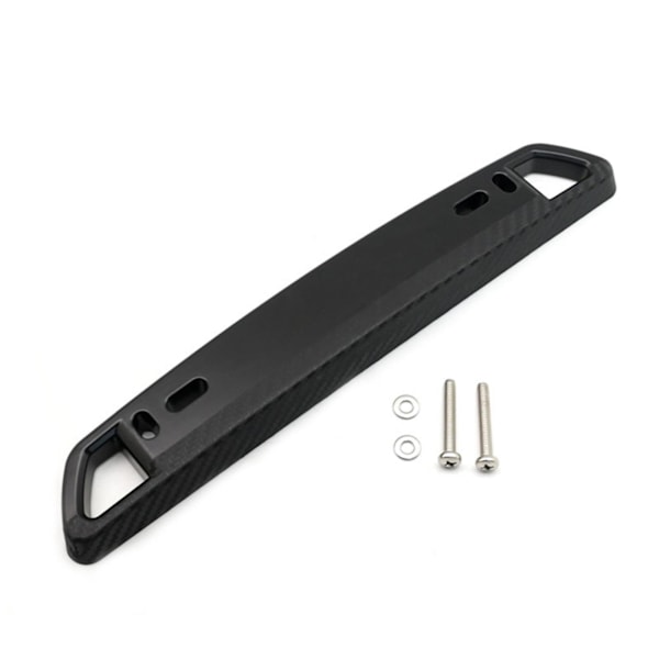 Universal bil Nummerplade Ramme Carbon Fiber Nummerplade Holder Black 1
