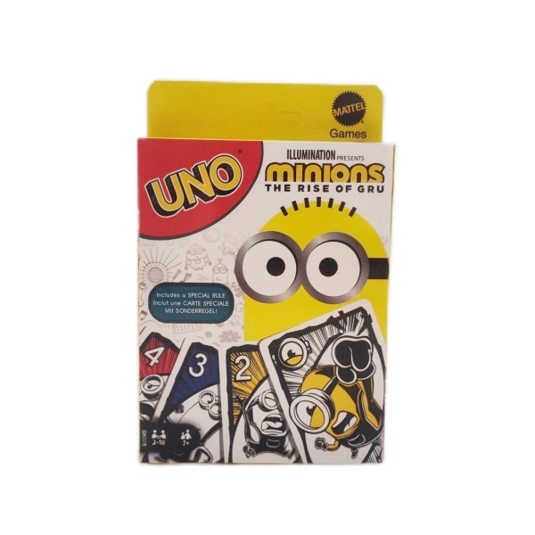 Klassisk UNO kortspel UNO Minions Edition bestruket papir